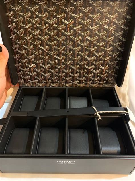 goyard coffret montre|8 WATCH CASE .